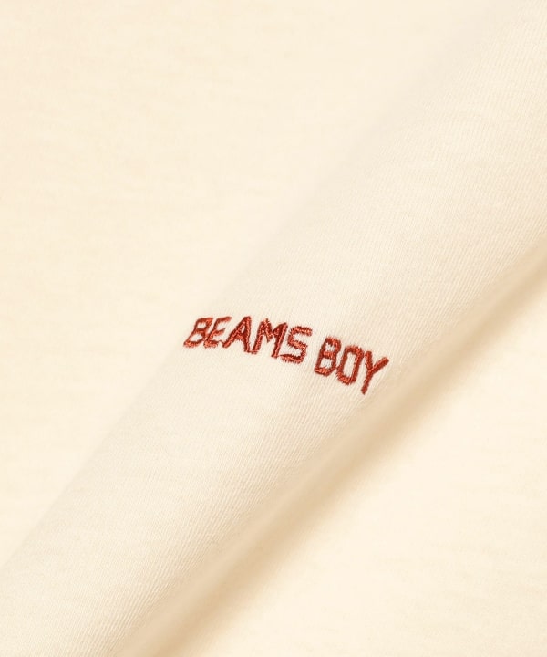 BEAMS BOY (BEAMS BOY) Boy Embroidery Crew Short Sleeve T BEAMS BOY (BEAMS BOY) Boy Embroidery Crew Short Sleeve T