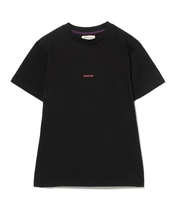 BEAMS BOY (BEAMS BOY) Boy Embroidery Crew Short Sleeve T