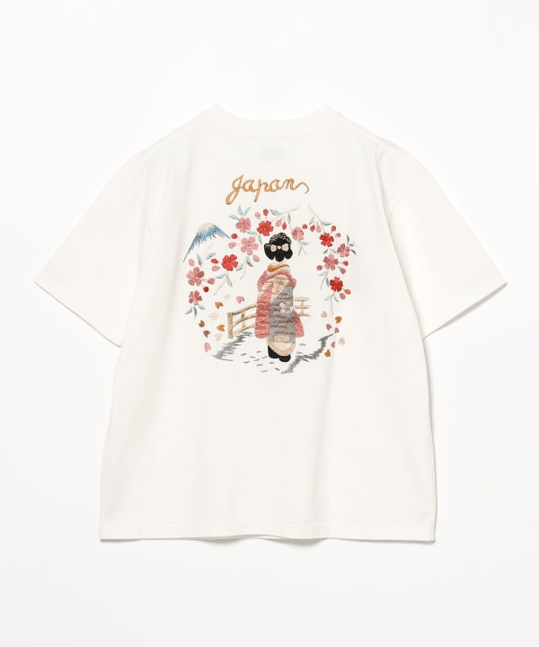 BEAMS BOY 別注テーラー東洋 / SUKA 舞妓 テーラー東洋“舞妓”刺繍のスカジャン、桜咲き誇る春＆雪降る冬