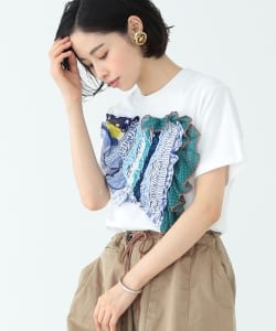 TORI-TO × BEAMS BOY / フリル コラージュ Tシャツ