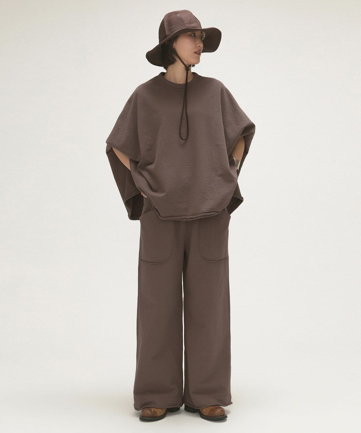 BEAMS BOY / maturely ▼ Poncho Jersey BEAMS BOY maturely / BEAMS BOY Neck Poncho Jersey (T-shirts