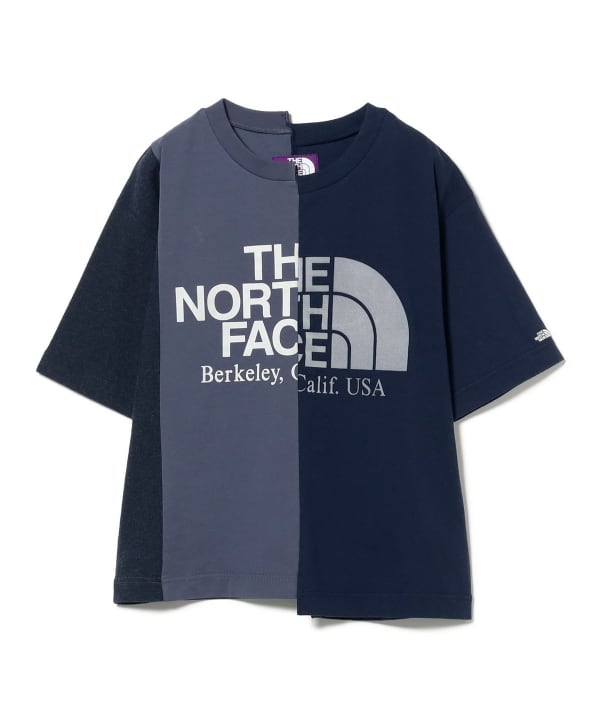 新品　beams boy THE NORTH FACE アシメロゴTシャツ BEAMS BOY（ビームス ボーイ）【別注】THE NORTH FACE PURPLE
