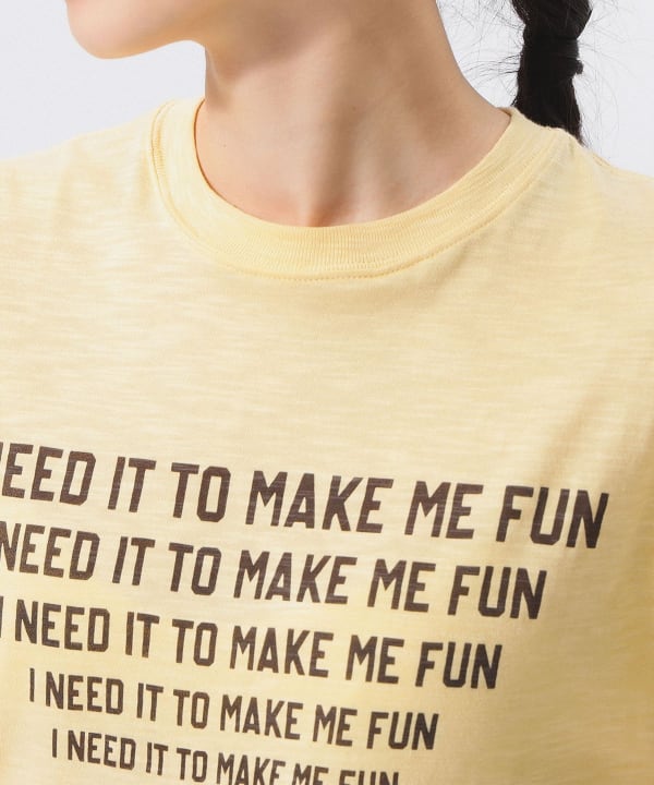 BEAMS BOY（ビームス ボーイ）ライン メッセージ Tシャツ（T