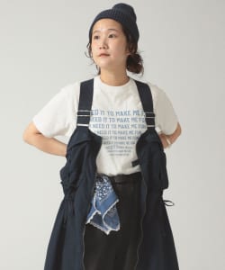 BEAMS BOYのライン メッセージ Tシャツ