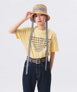 BEAMS BOYのライン メッセージ Tシャツ