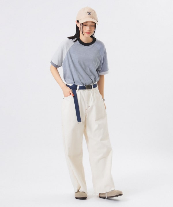 BEAMS BOY / サイクリング ハーフジップ ショートスリーブ Tシャツ BEAMS BOY / サイクリング ハーフジップ ショートスリーブ T