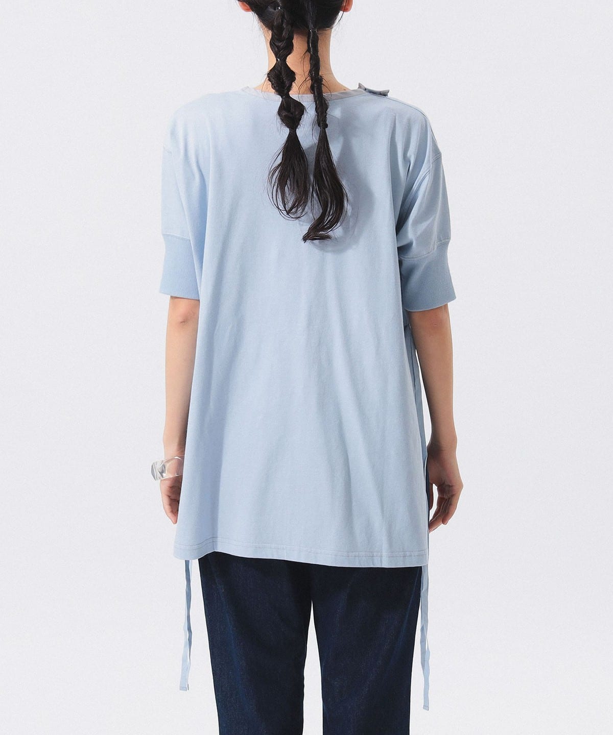 BEAMS BOY BEAMS BOY Henley Neck Short Sleeve (T-shirts, Cut and