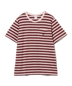 SOUTH2WEST8 / S/S Round Pocket T - Cotton Stripe Jersey