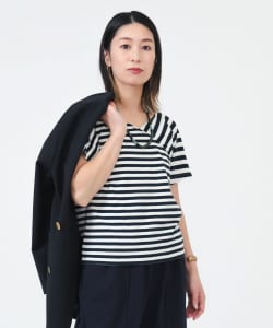 〈WOMEN〉アシメ ボーダー Tシャツ