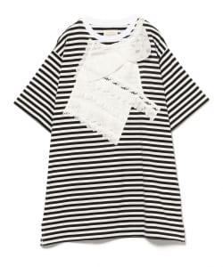 【別注】TORI-TO / バイアス フリル BIG Tシャツ