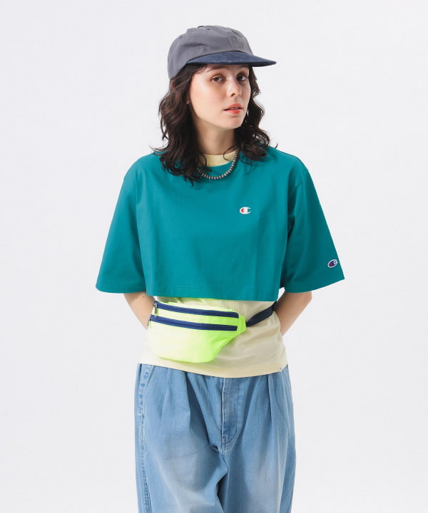 BEAMS BOY（ビームス ボーイ）【別注】Champion / クロップド T