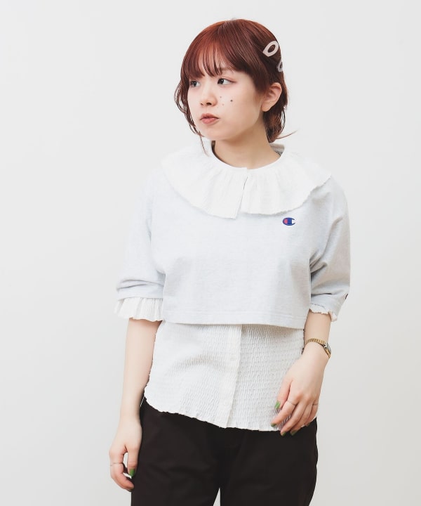 CHAMPION ☆ クロップドTシャツ BEAMS BOY（ビームス ボーイ）【7/3新規値下げ】【別注