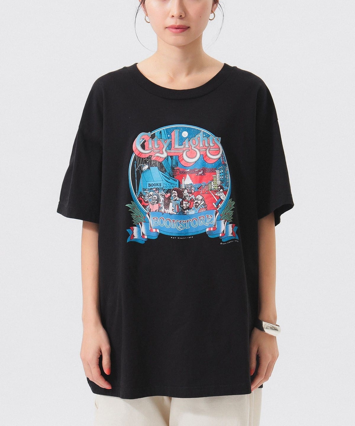 6 (ROKU) - roku Tシャツ シティライツ CITY LIGHTS BOOK STORE