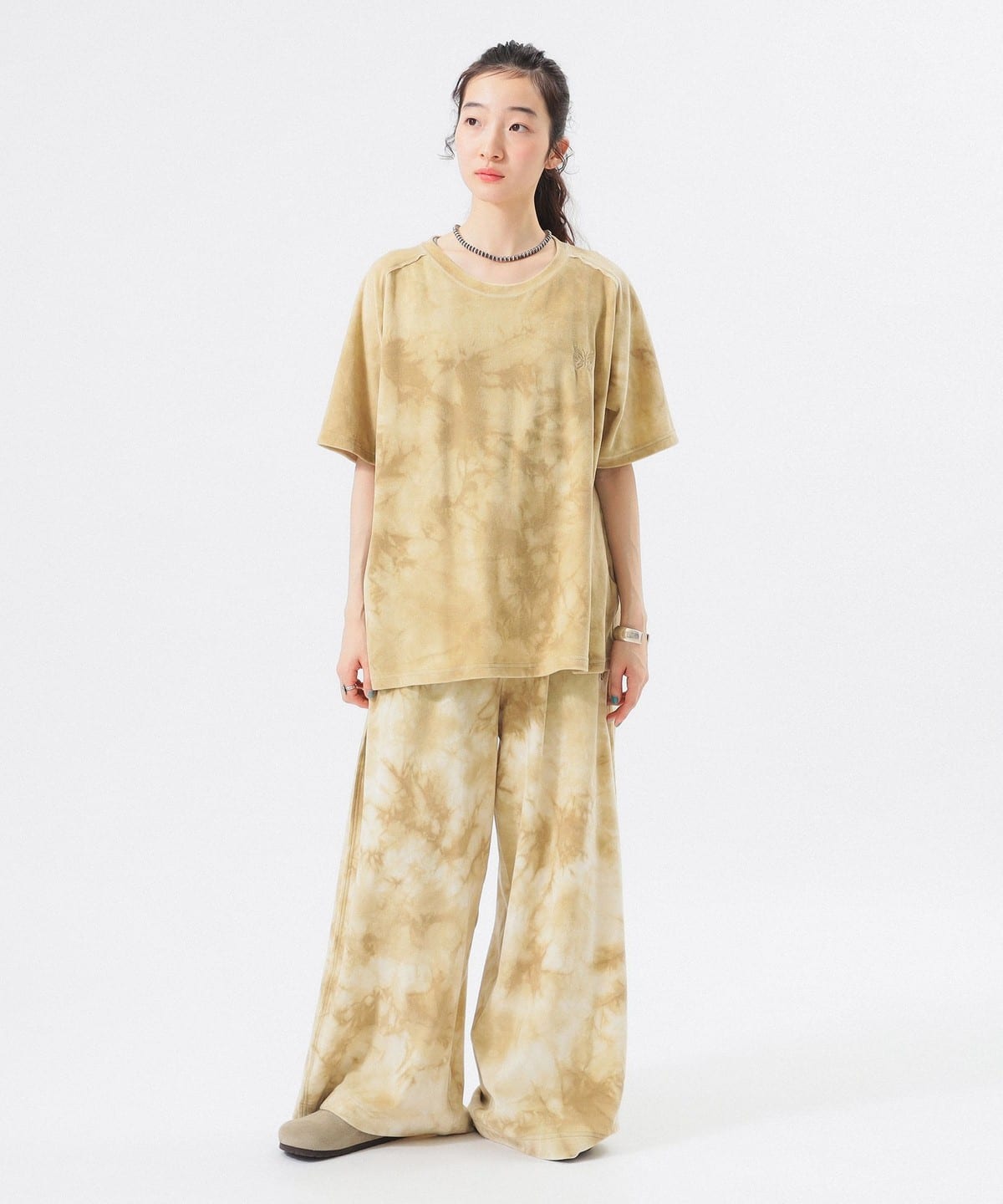 Needles/ニードルズ】シャツ Classic Shirt R/PE Crescent Jq