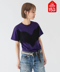 【+15%ポイントUP】【別注】Wrangler × maturely / フリンジ ショートスリーブ Tシャツ