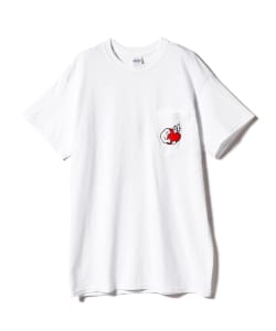 BENICOTOY × BEAMS JAPAN / プリント バーニングデスティニー ポケットTシャツ