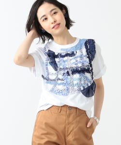 TORI-TO × BEAMS BOY / ターンアップ フリル Tシャツ
