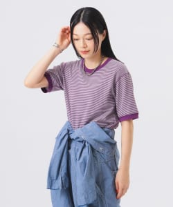 【別注】Healthknit / ワッフル ボーダー Tシャツ