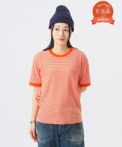 【別注】Healthknit / ワッフル ボーダー Tシャツ