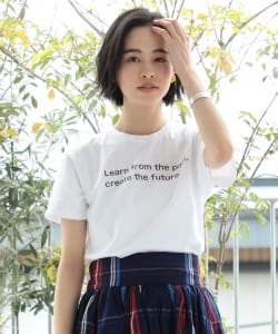 BEAMS BOY / 女裝 短袖 MESSAGE T恤