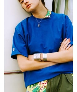 Champion / 別注 リバースウィーブ ポケット Tシャツ