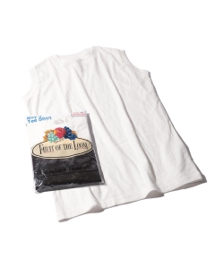 【WEB限定】FRUIT OF THE LOOM × BEAMS BOY / 2packs ノースリーブ Tシャツ