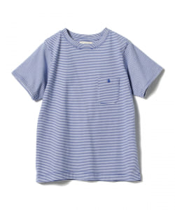BEAMS BOY / ミジンコ ボーダー ポケット Tシャツ