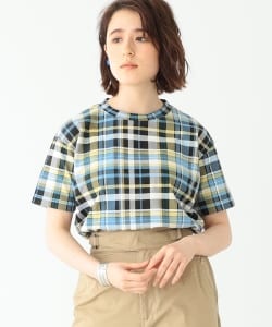 BEAMS BOY / マドラス クルーネック Tシャツ