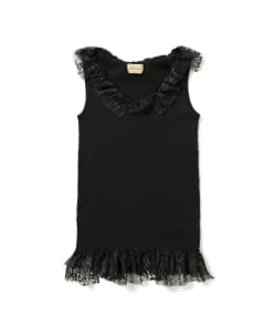 maturely / Multi Lace Rib Tanktop