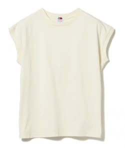 FRUIT OF THE LOOM × BEAMS BOY / 別注 ピグメント ノースリーブ Tシャツ