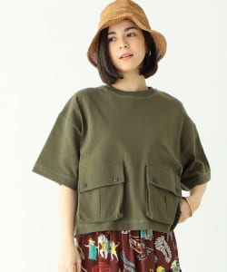 BEAMS BOY / ファティーグ ポケット Tシャツ