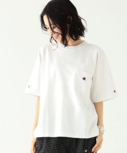 Champion × BEAMS BOY / 別注 リバースウィーブ(R) ポケット Tシャツ