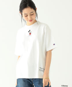 Champion × BEAMS BOY / 別注 ミッキーマウス ポケット Tシャツ Disney（ディズニー）