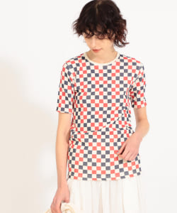 SCREEN STARS × maturely / Checker Reversible T-shirt