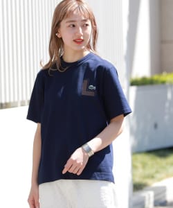 LACOSTE × BEAMS BOY / 別注 L プリント Tシャツ