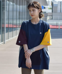 ＜UNISEX＞Champion × BEAMS BOY / 別注 クレイジー Tシャツ