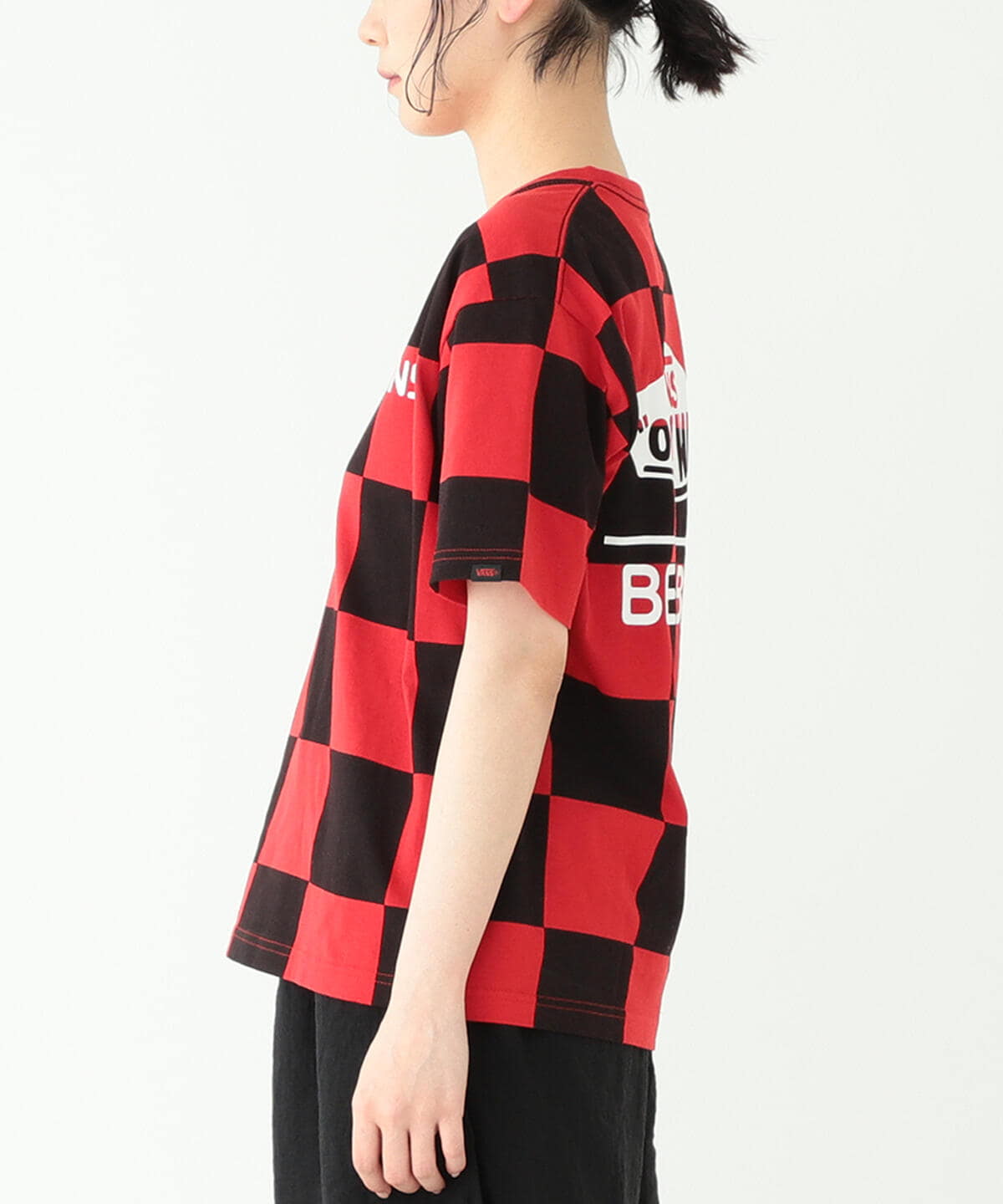 Beams Boy ビームス ボーイ 7 16新規値下げ商品 Vans Beams Boy 別注 チェッカー ロゴtシャツ Tシャツ カットソー Tシャツ 通販 Beams