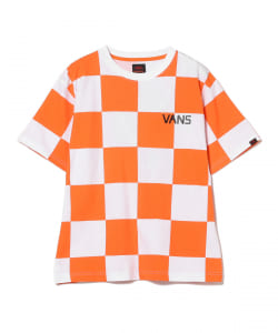 VANS × BEAMS BOY / 別注 チェッカー ロゴTシャツ