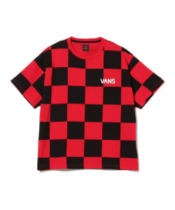 ＜UNISEX＞VANS × BEAMS BOY / 別注 チェッカー ロゴTシャツ