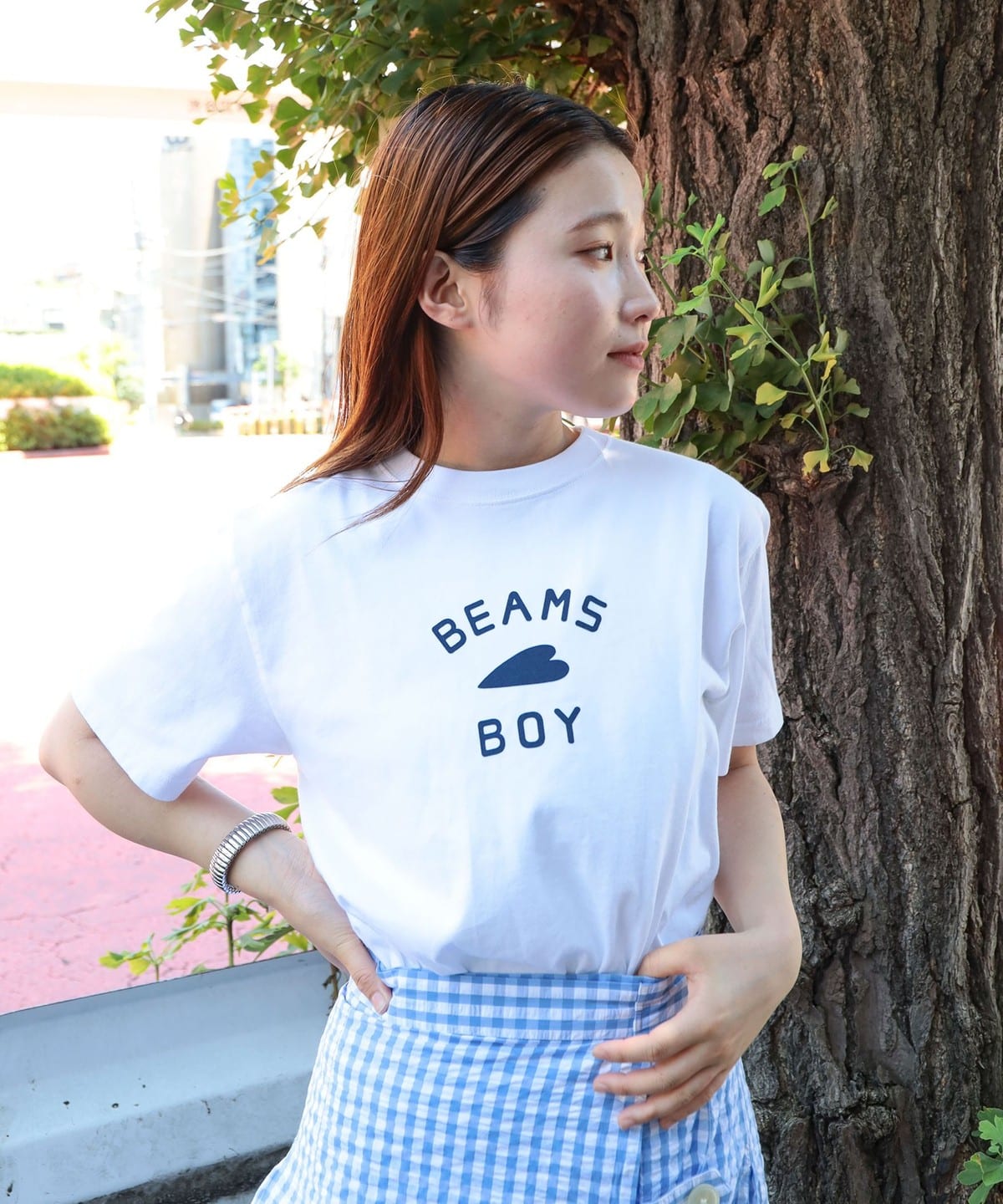 【受注生産商品】HEART ロゴ オリジナルTシャツ Tシャツ・カットソー WOMEN WHITY/NAVY 1 【受注生産商品】HEART ロゴ オリジナルTシャツ Tシャツ・カットソー WOMEN WHITY/NAVY 1