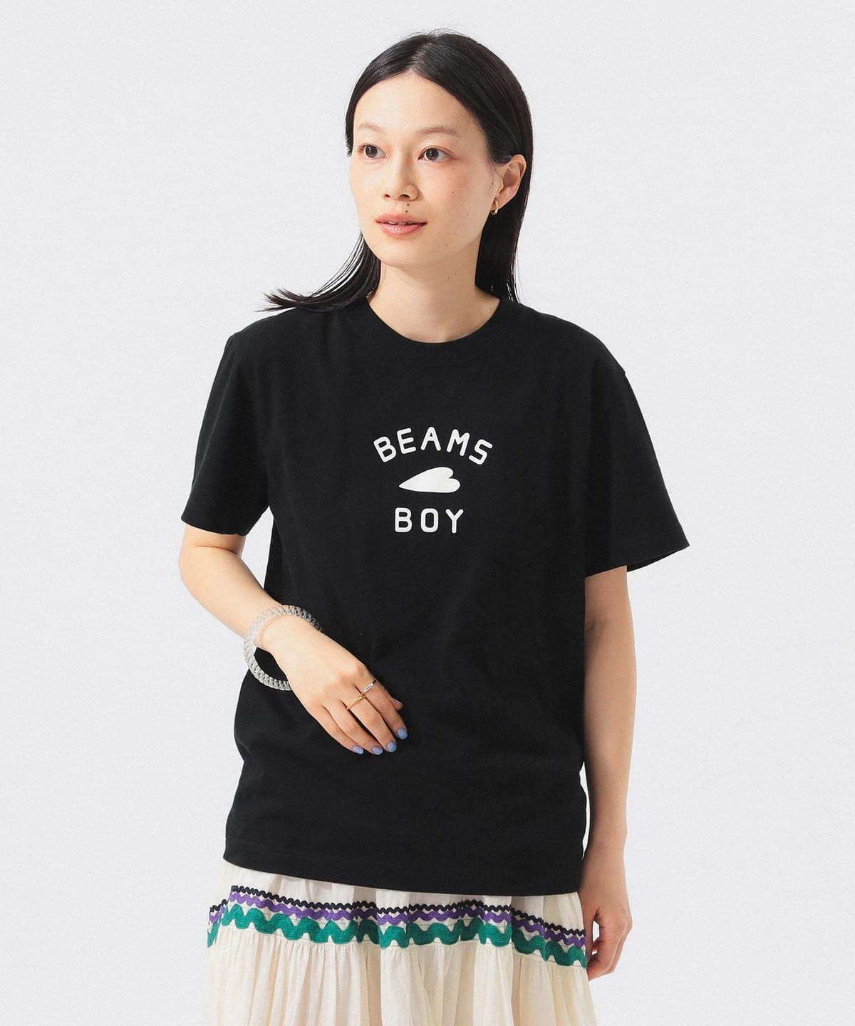 【受注生産商品】HEART ロゴ オリジナルTシャツ Tシャツ・カットソー WOMEN BLACK/WHITE 1 【受注生産商品】HEART ロゴ オリジナルTシャツ Tシャツ・カットソー WOMEN BLACK/WHITE 1