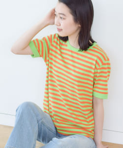 BEAMS BOY / ボーダー バインダー ショートスリーブ Tシャツ