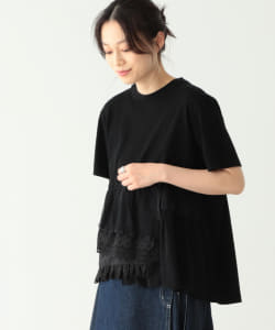 TORI-TO × BEAMS BOY / 女裝 蕾絲 層次 短袖 T恤
