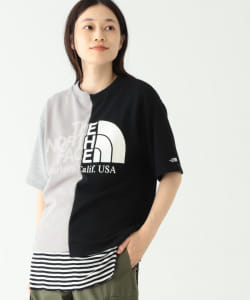 THE NORTH FACE PURPLE LABEL × BEAMS BOY / 別注 アシメ ロゴ Tシャツ 22SS