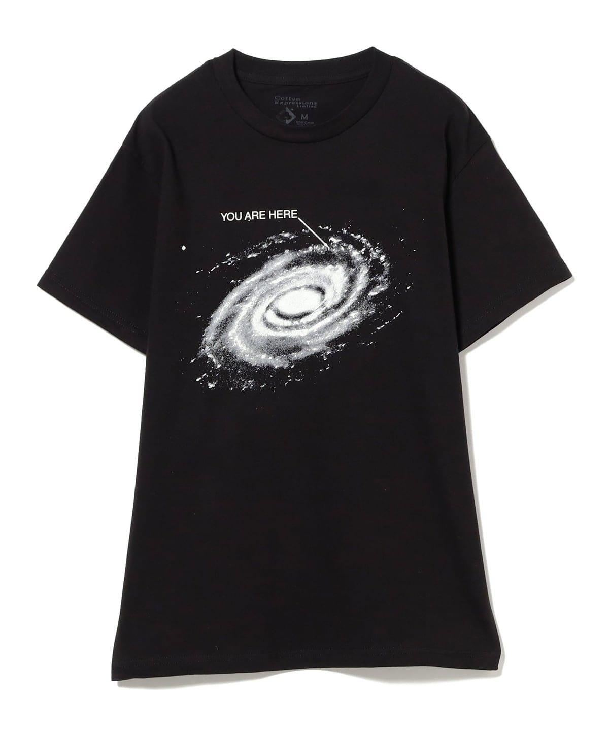 【別注】Cotton Expressions / YOU ARE HERE T-SHIRT Tシャツ・カットソー WOMEN BLACK M 【別注】Cotton Expressions / YOU ARE HERE T-SHIRT Tシャツ・カットソー WOMEN BLACK M