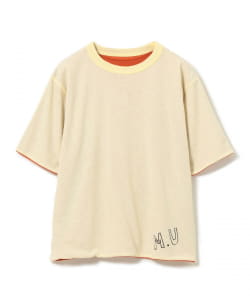 リバーシブル プリント ショートスリーブ Tシャツ