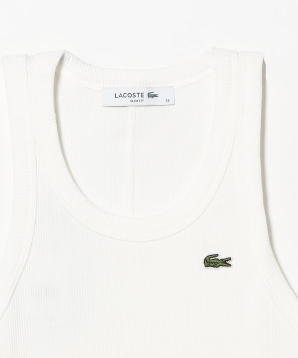 LACOSTE / エッセンシャルリブニットタンクトップ