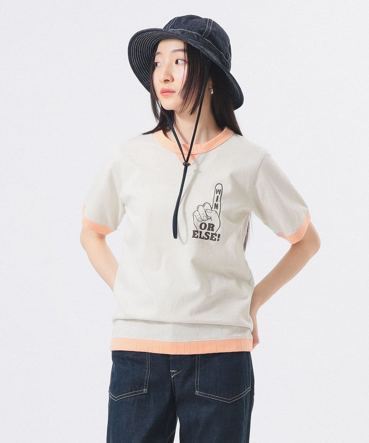 BEAMS BOY（ビームス ボーイ）【別注】Jackman / リンガー リブ T