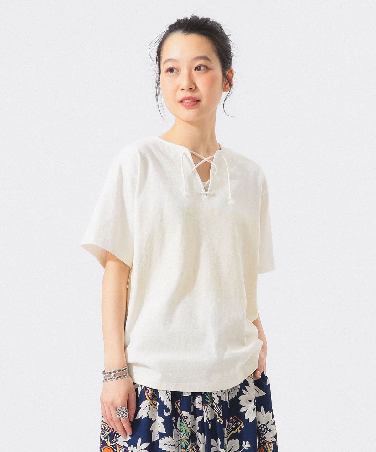 BEAMS BOY（ビームス ボーイ）ワイド ボーダー ショートスリーブ（T