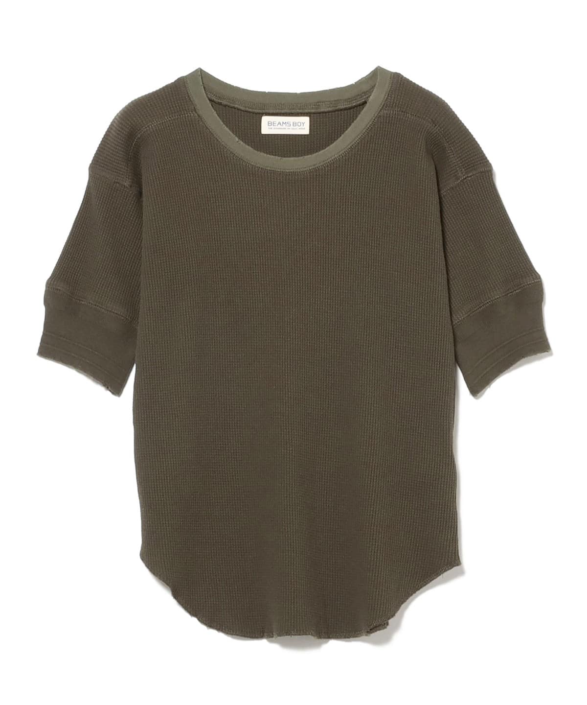 BEAMS BOY（ビームス ボーイ）ダメージ サーマル Tシャツ（Tシャツ 
